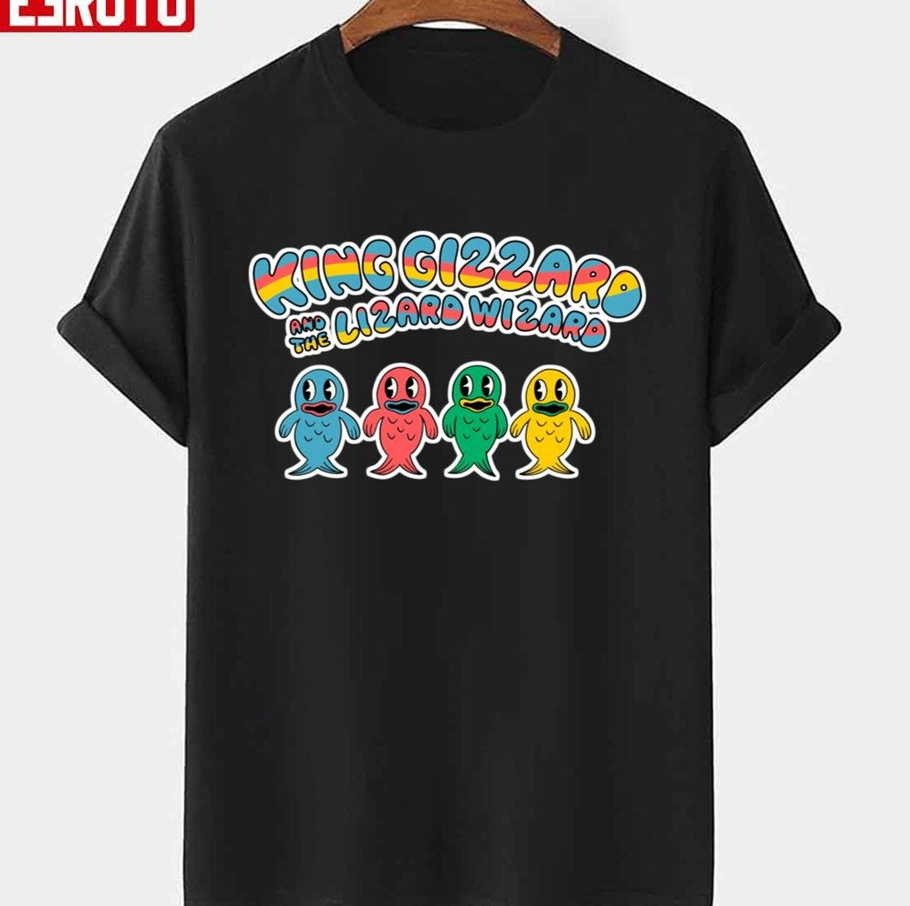 Chibi King Gizzard And The Lizard Wizard Australian Rock Design Unisex T-Shirt