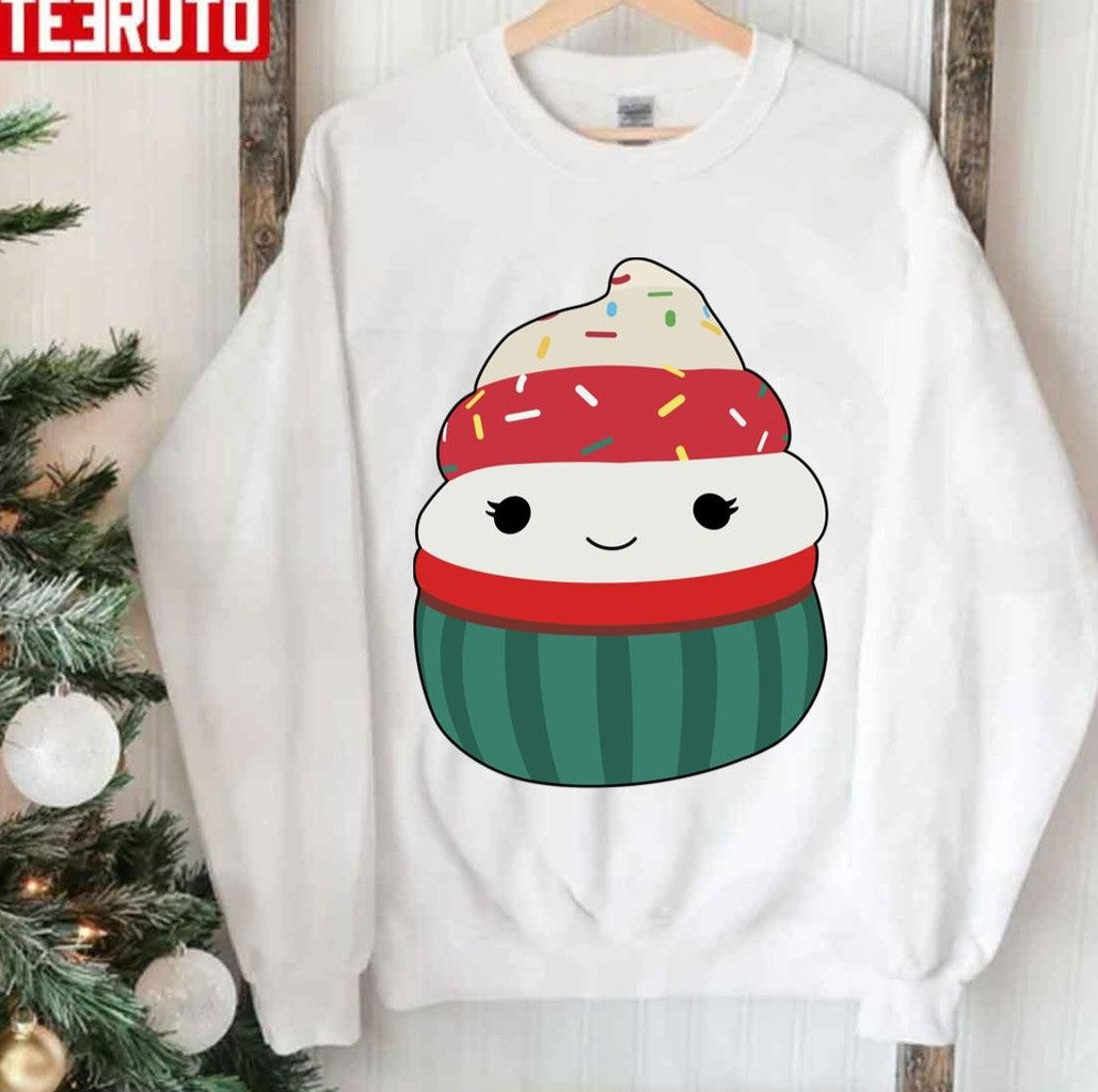 Chandra The Christmas Cupcake Squishmallow Unisex Sweatshirt