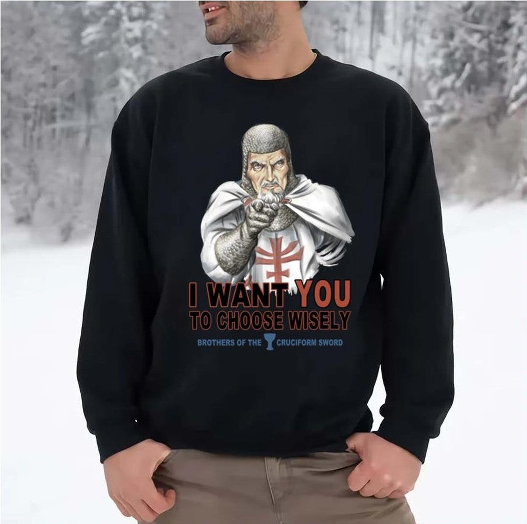 Choose Wisely Indiana Jones Unisex Sweatshirt