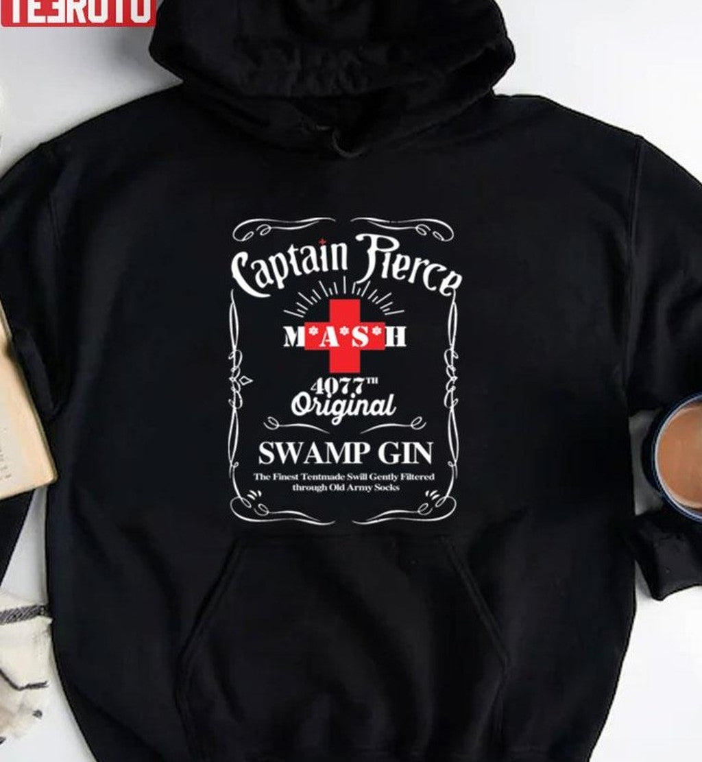 Captain Pierce Mash 4077 Original Swamp Gin MASH Series Unisex Sweatshirt
