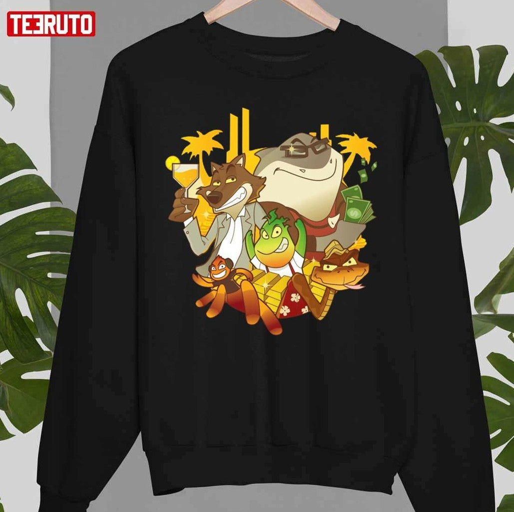Characters The Bad Guys 2022 Film Unisex T-Shirt