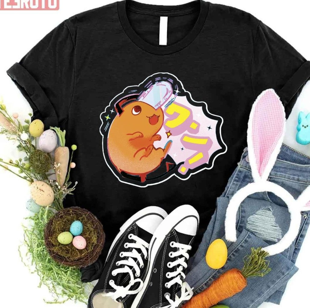 Chibi Pochita Chainsaw Man Anime Unisex T-Shirt Unisex T-Shirt