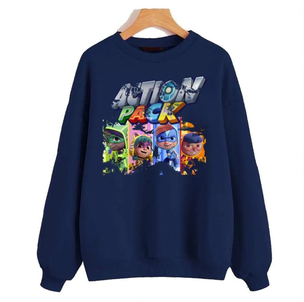 Cartoon Series Action Pack Netflix Unisex Sweatshirt