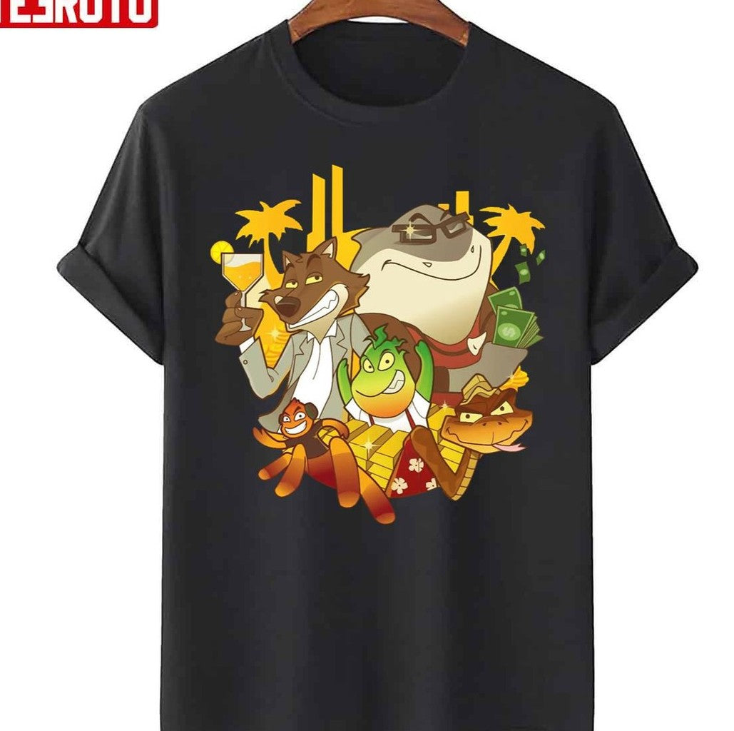 Characters The Bad Guys 2022 Film Unisex T-Shirt