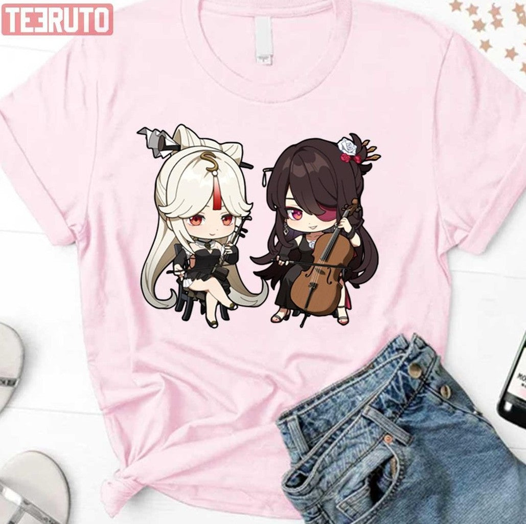 Chibi Beidou & Ningguang Genshin Impact Unisex Sweatshirt