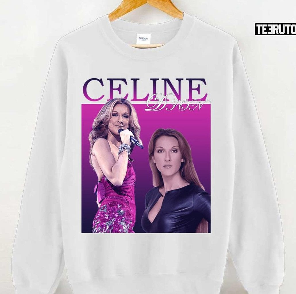 Celine Dion Vintage Bootleg Graphic Unisex T-Shirt