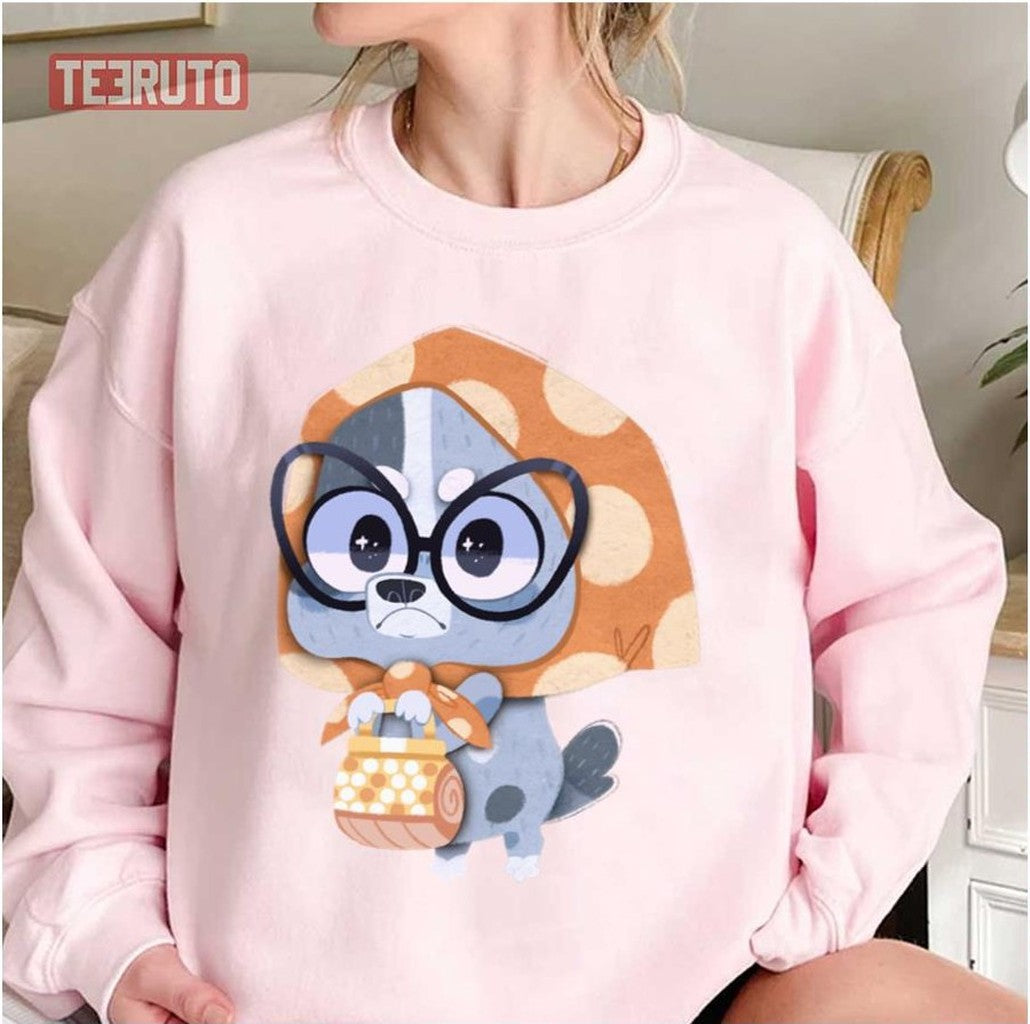 Chibi Granny Muffin Bluey Unisex T-Shirt