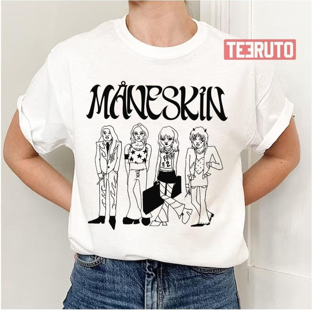 Chibi Maneskin Band Unisex T-Shirt