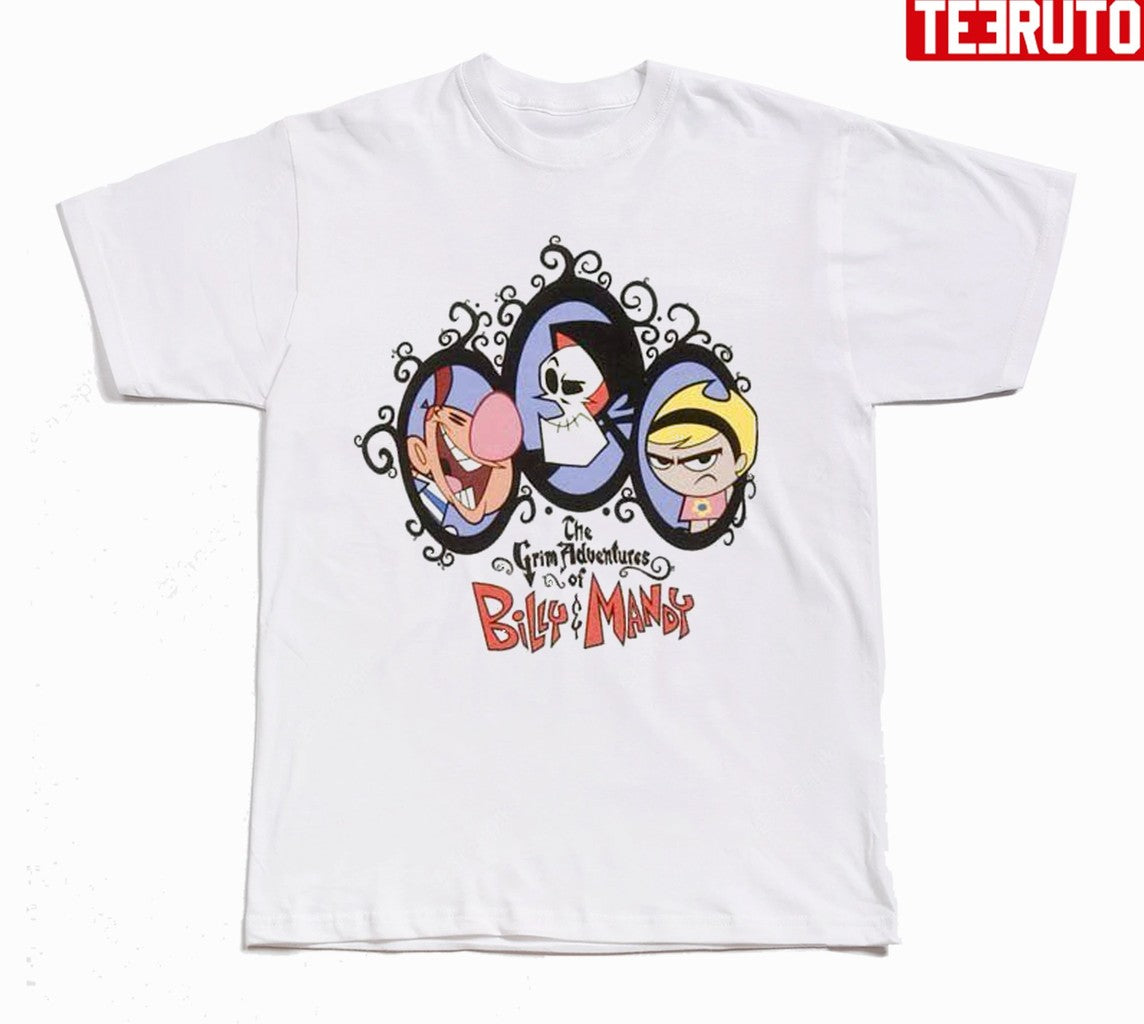 Cartoon Design The Grim Adventures Of Billy And Mandy Unisex T-Shirt