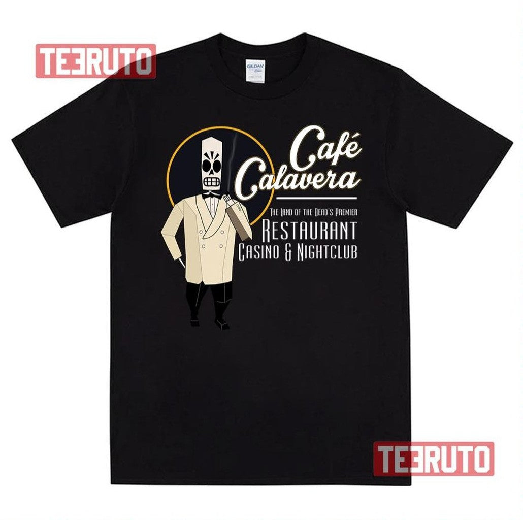 Cafe Calavera Grim Fandango Unisex T-Shirt