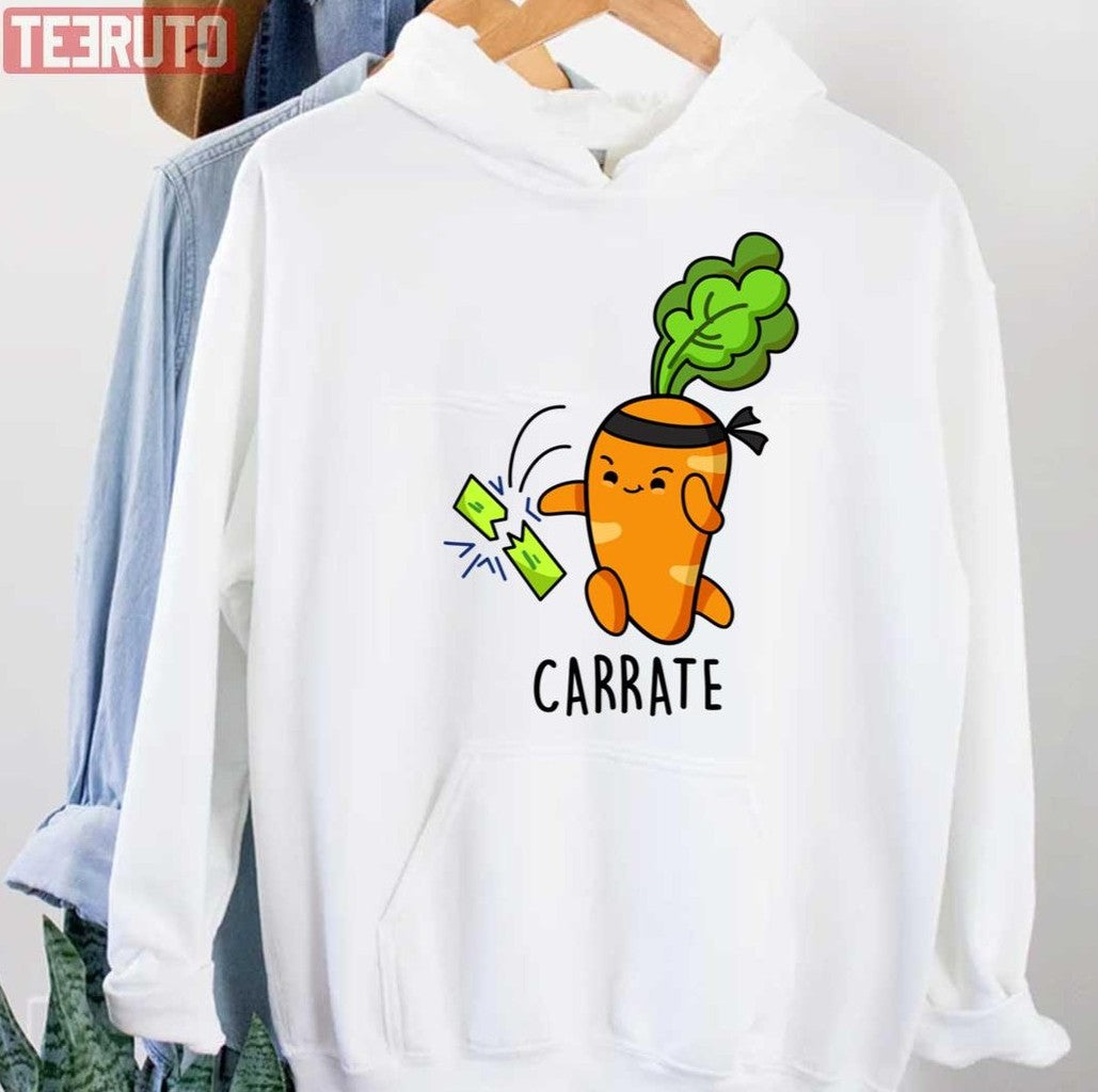 Carrate Vegetable Food Pun Carrot Unisex Hoodie