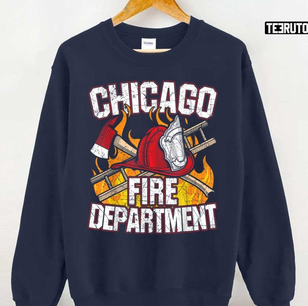 Chicago Fire Department Cfd Firefighter Chicago Il Unisex T-Shirt