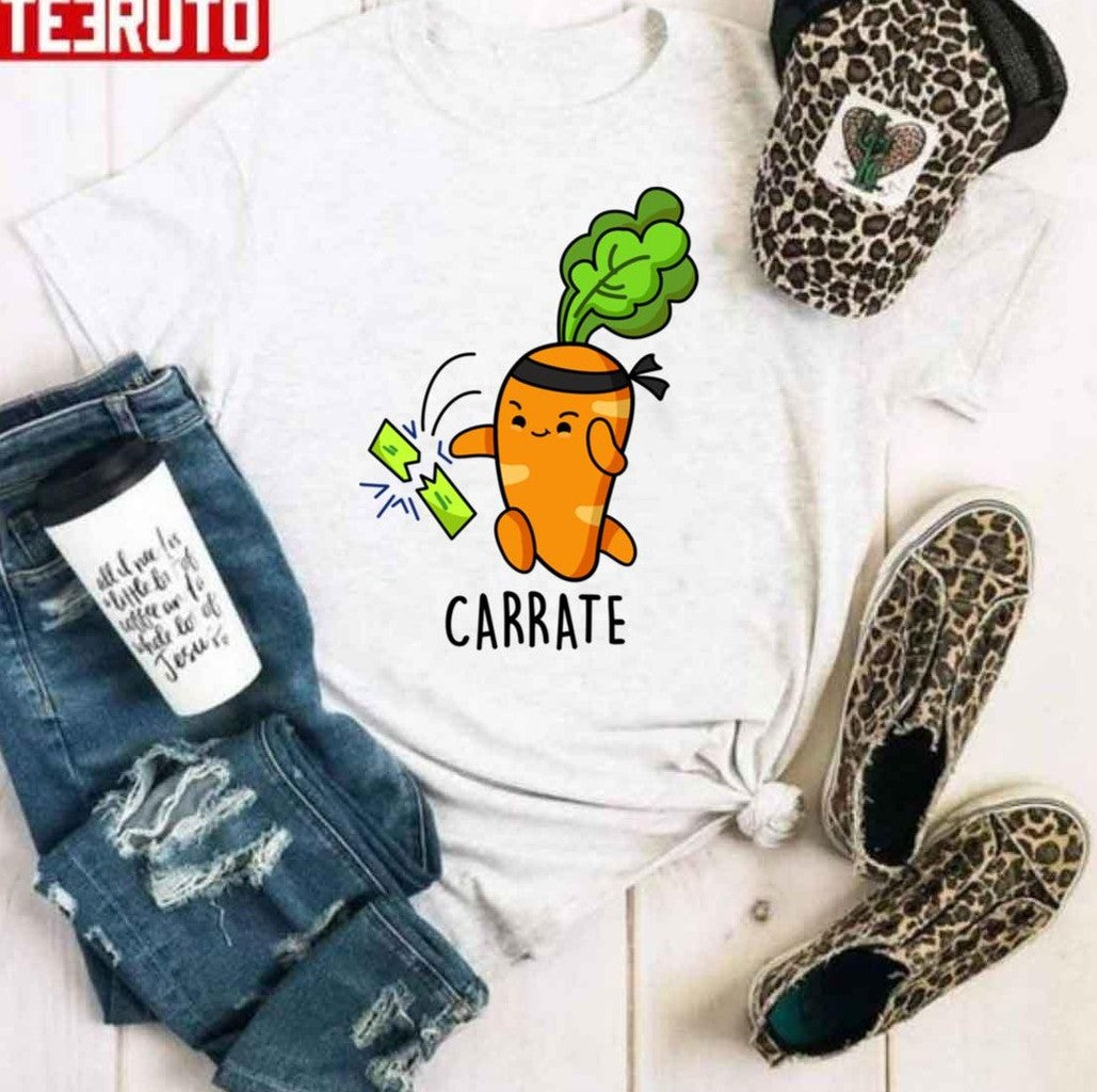 Carrate Vegetable Food Pun Carrot Unisex Hoodie