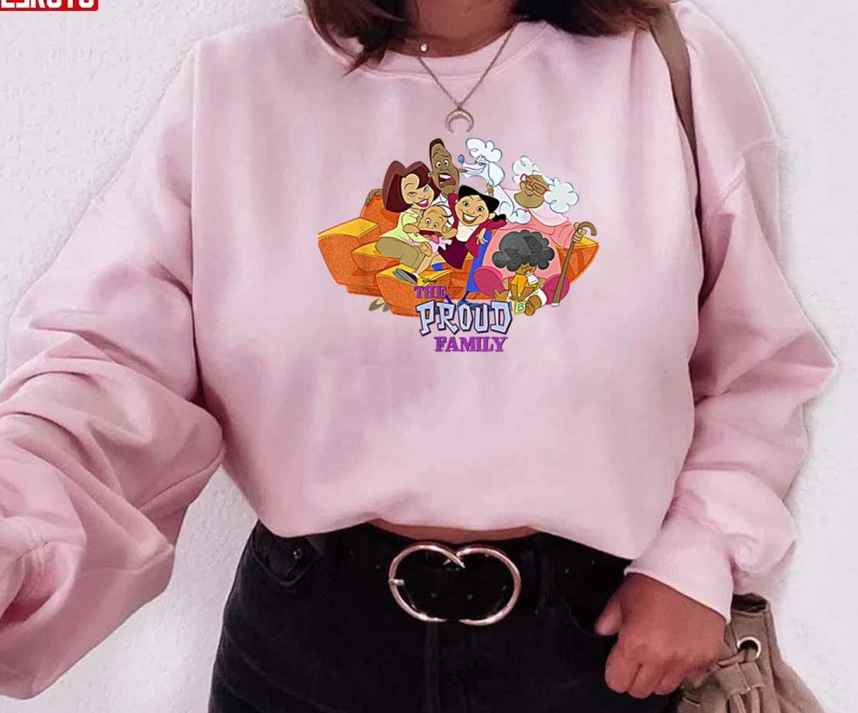Channel The Proud Family Characters Unisex Sweatshirt