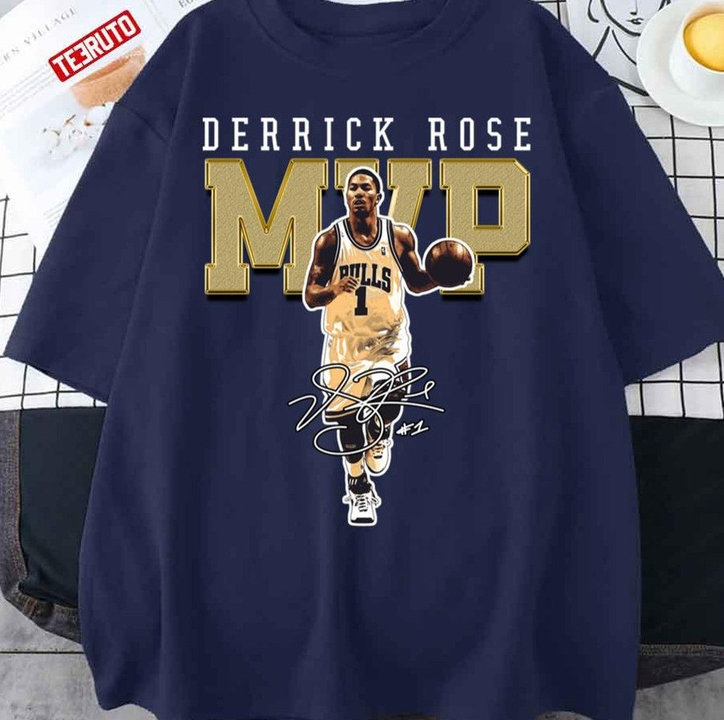 Chicago Basketball Derrick Rose Mvp Signature Vintage Unisex Sweatshirt