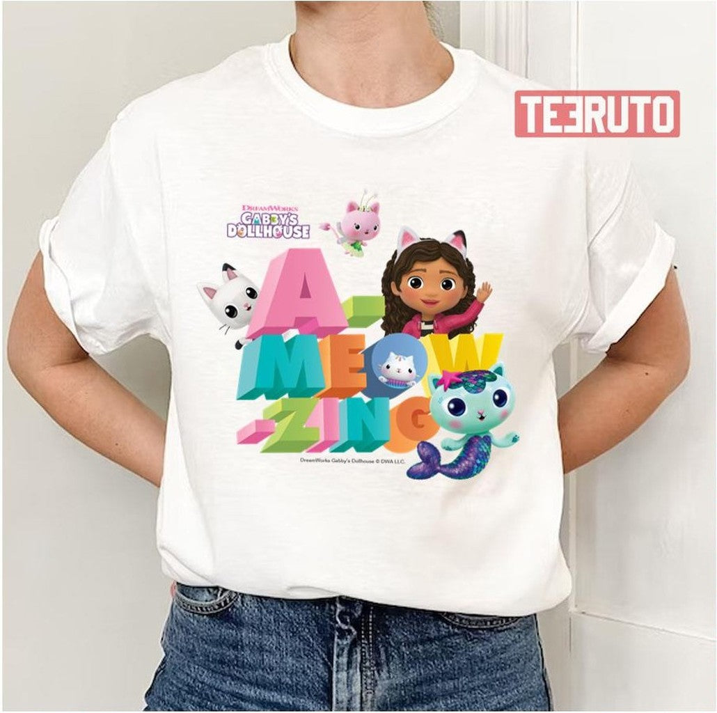 A Meow Zing Gabby's Dollhouse Unisex T-Shirt