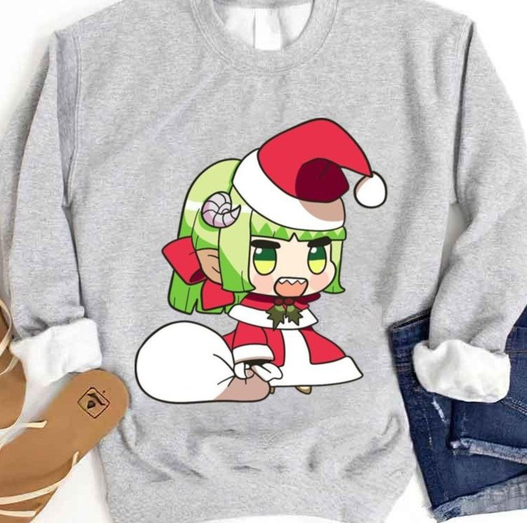 Chibi Clara Christmas Welcome To Demon School Unisex Sweatshirt