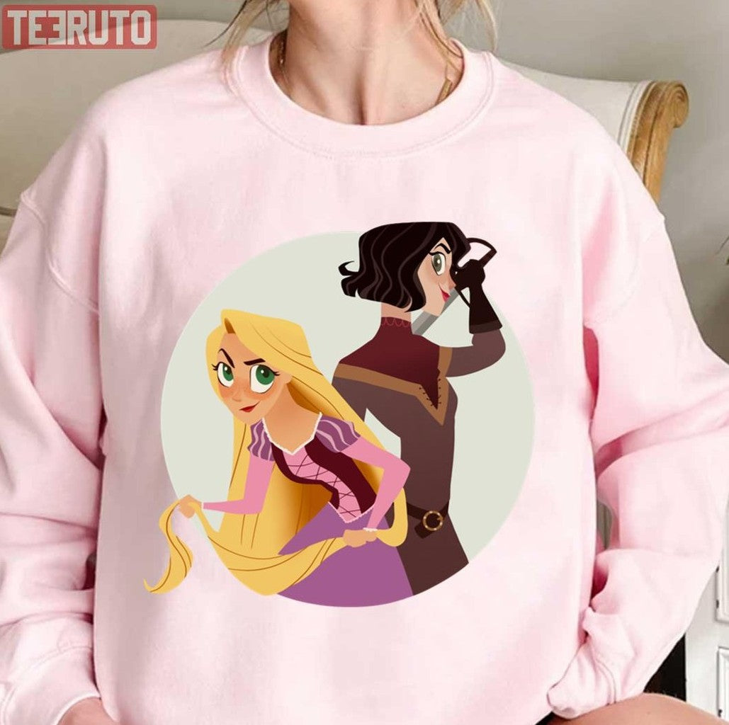 Cass And Raps Tts Tangled Disney Cartoon Unisex T-Shirt