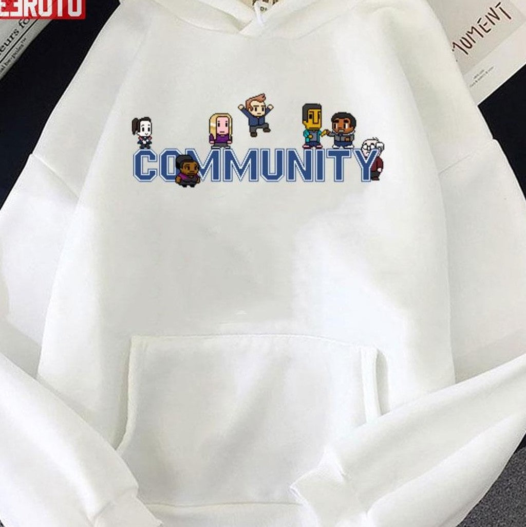 Chibi Community Logo With Characters Unisex T-shirt