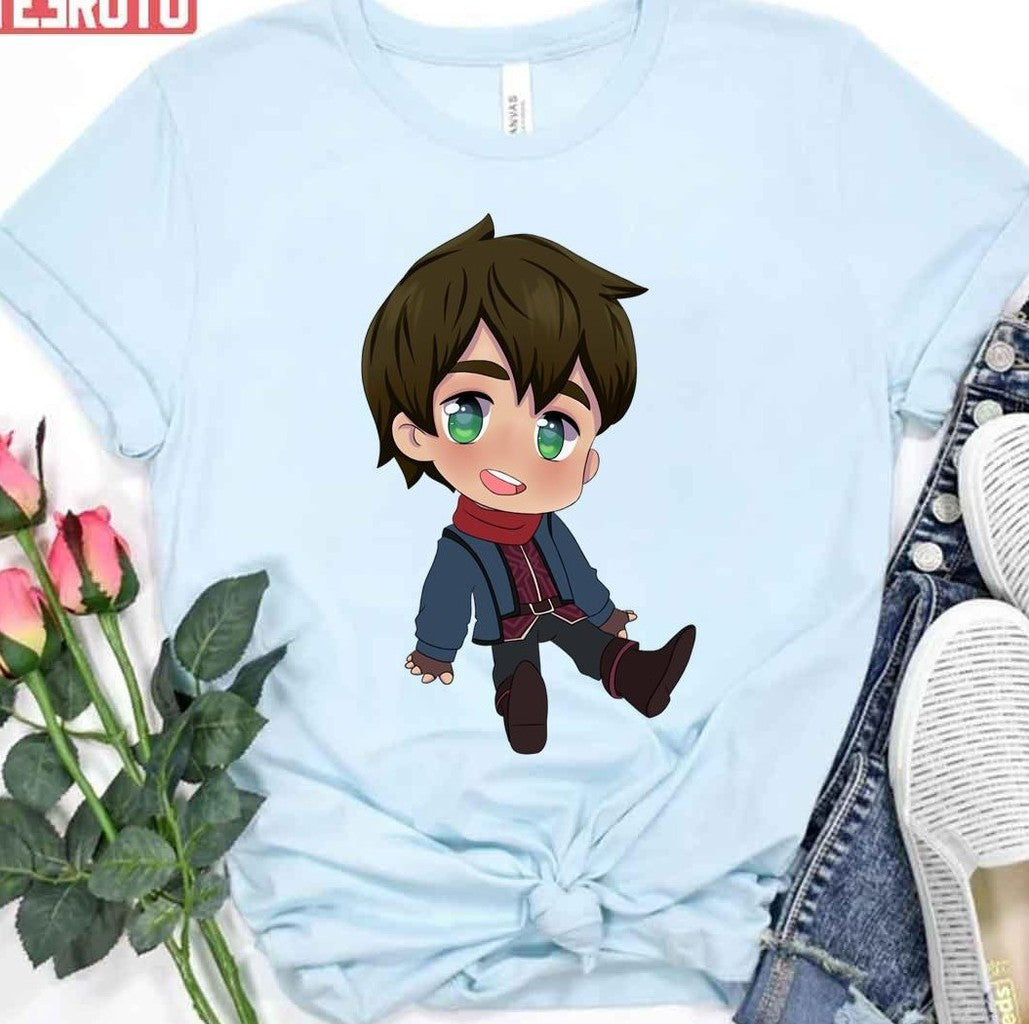 Callum The Dragon Prince Chibi Design Unisex T-Shirt