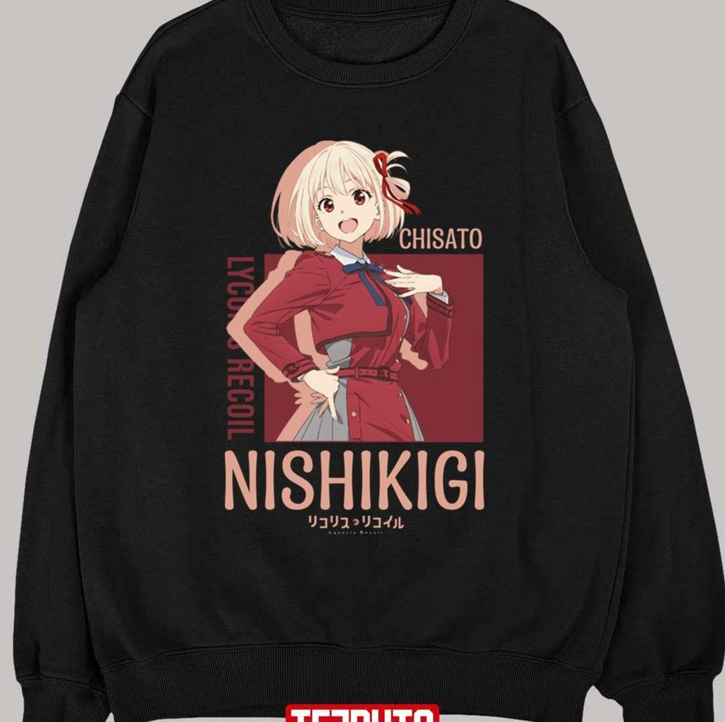 Character Chisato Of Lycoris Recoil Essential Art Unisex T-shirt