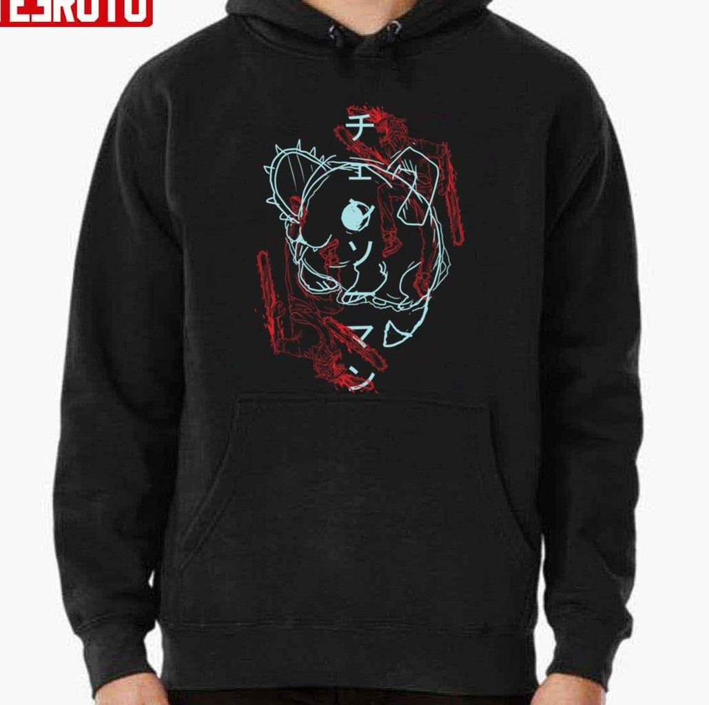 Chainsaw Heart Chainsawman Pochita Anime Unisex Hoodie