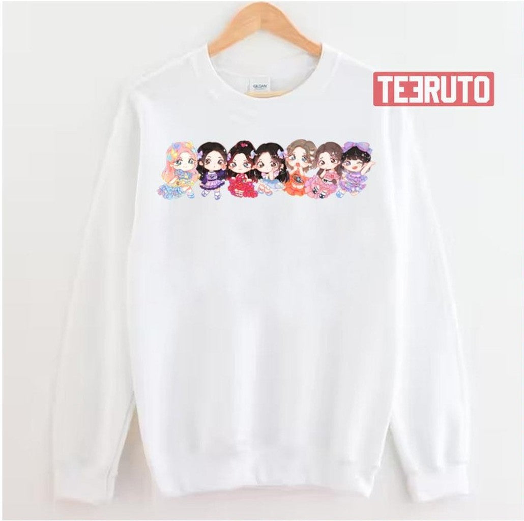 Chibi Members Nmixx Band Unisex Sweatshirt