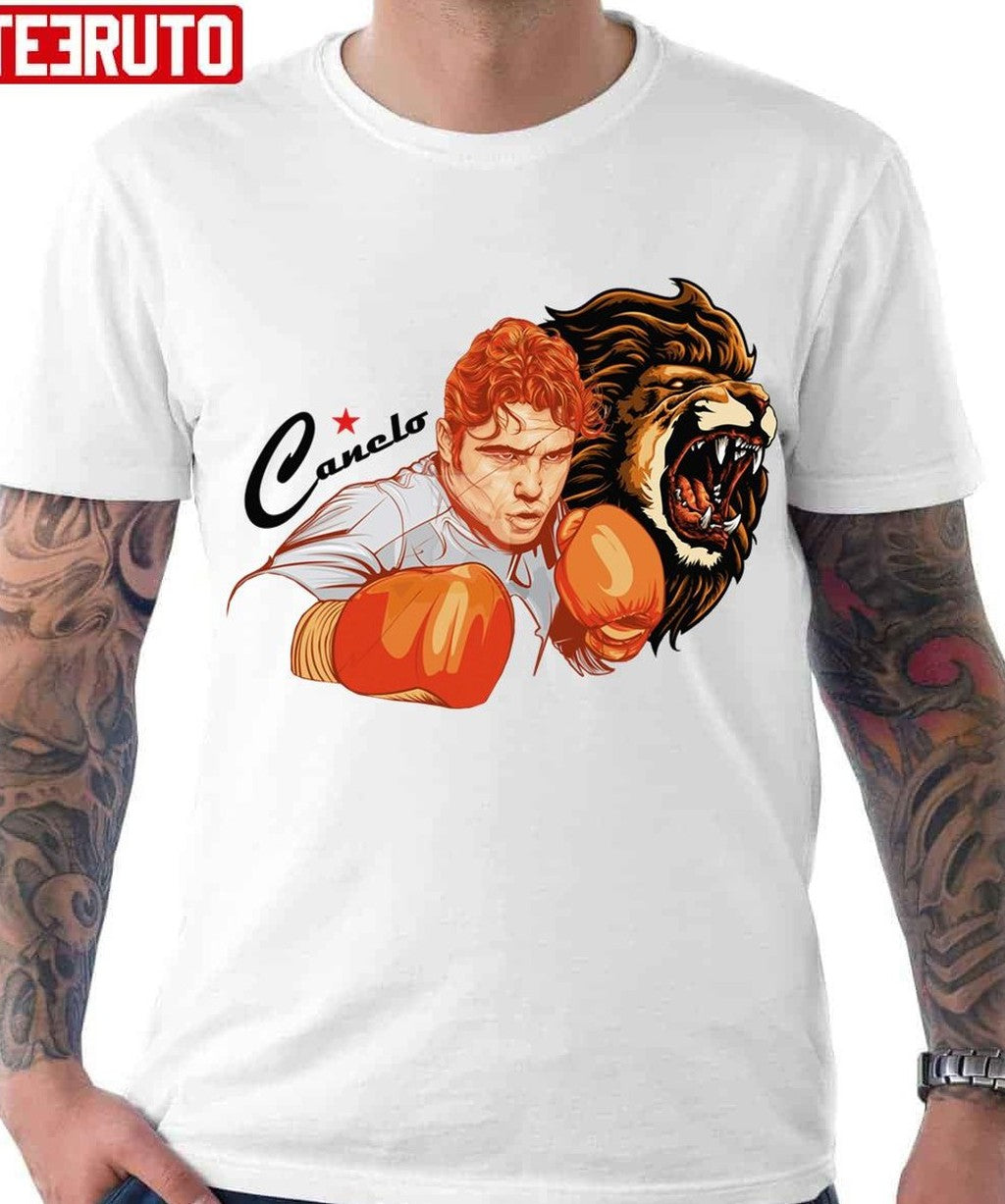 Canelo Alvarez Heart Of A Lion Corazon De Leon 4 Division Champion Unisex T-Shirt