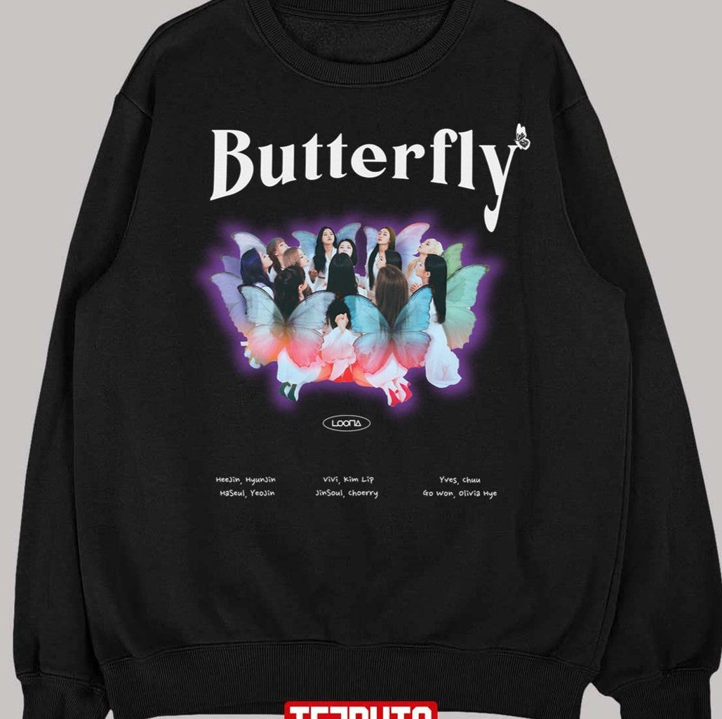 Butterfly Album Cover Loona Band Unisex T-Shirt