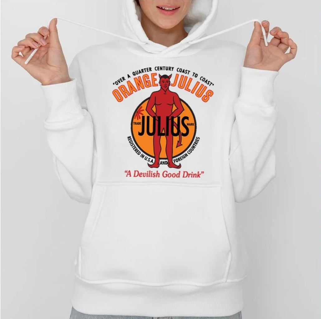 A Devilish Good Drink Orange Julius Unisex Hoodie