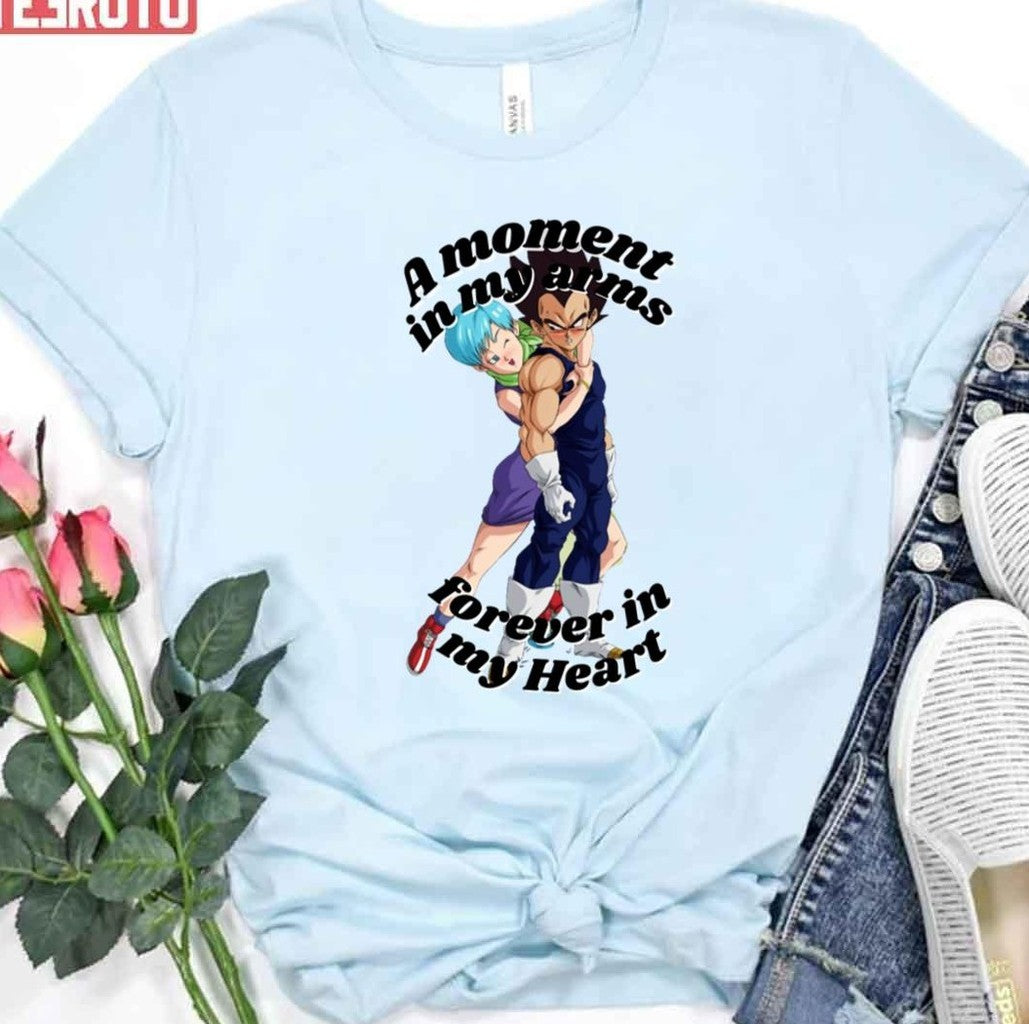 A Moment In My Arms Forever In My Heart Dragon Ball Valentine Unisex T-Shirt