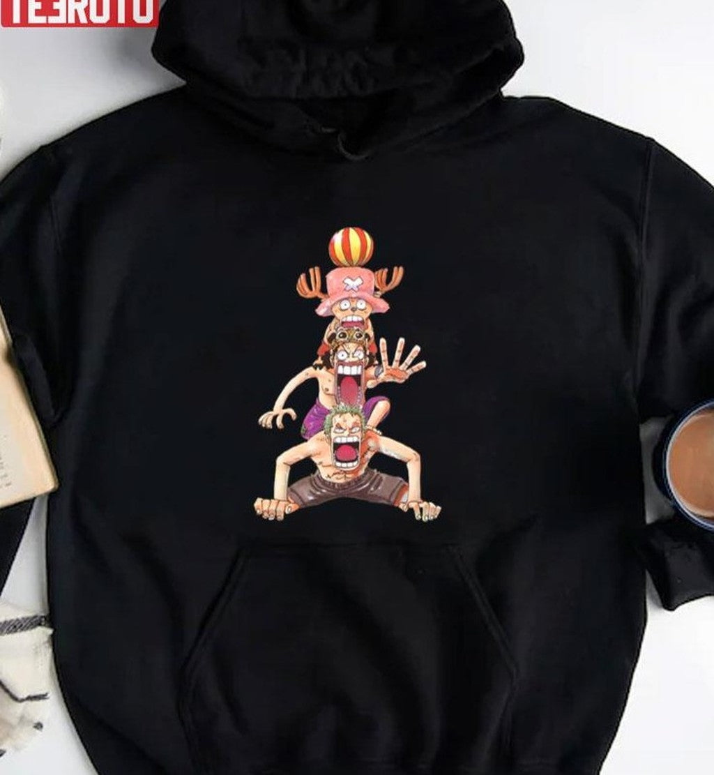 Chopper Zoro One Piece Happy Holiday Unisex T-shirt