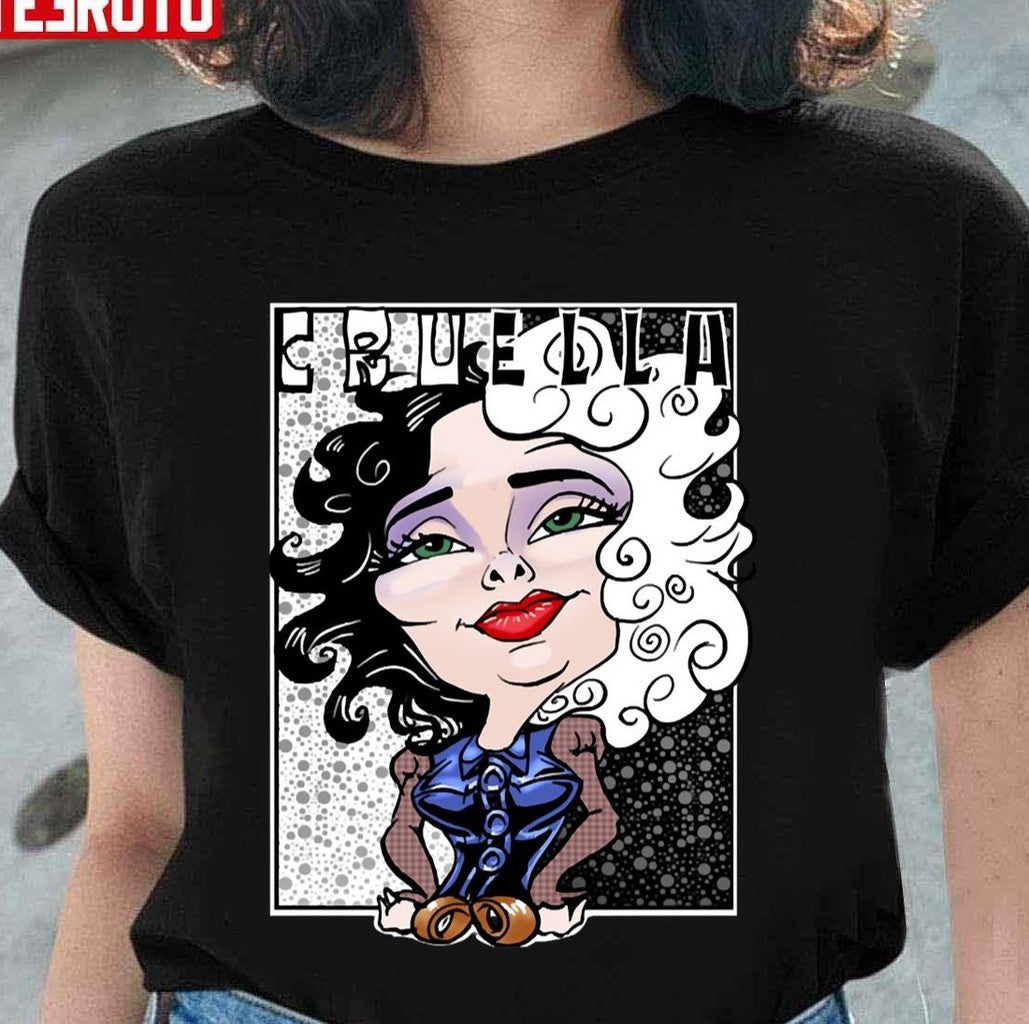 Chibi Cruella Lovely 101 Dalmatians Unisex Sweatshirt