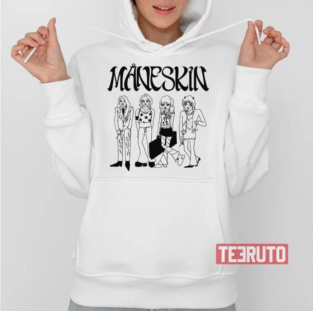 Chibi Maneskin Band Unisex T-Shirt
