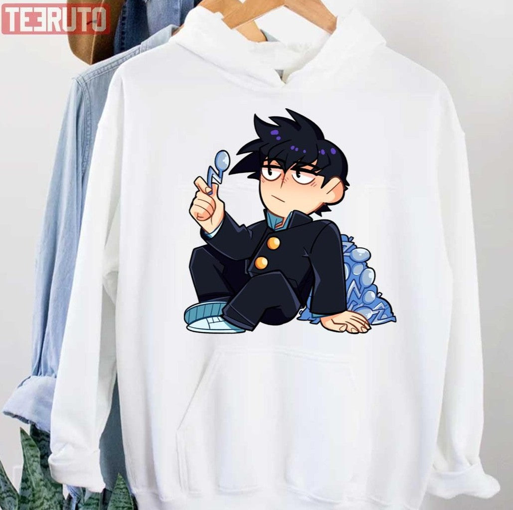 Chibi Design Mob Psycho 100 Ritsu Unisex Hoodie