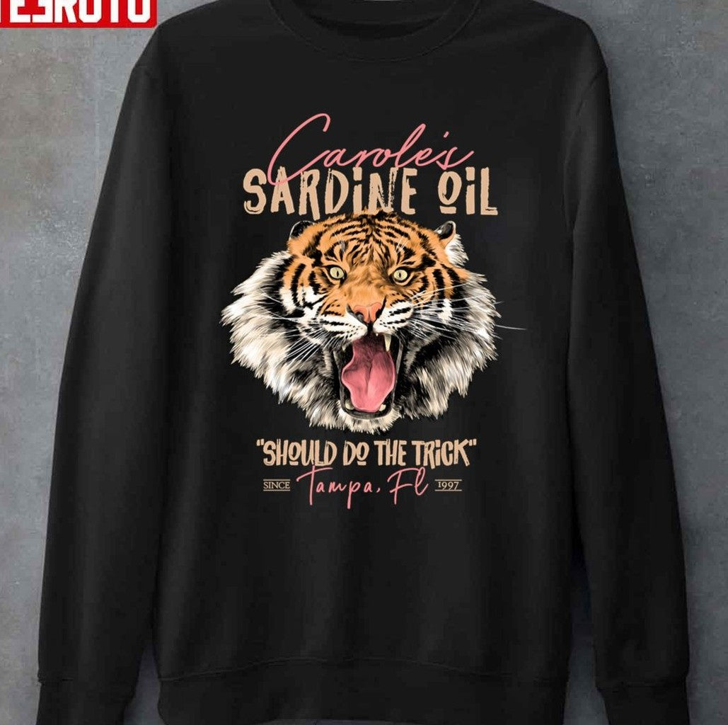 Carole's Sardine Oil Tiger Unisex Hoodie