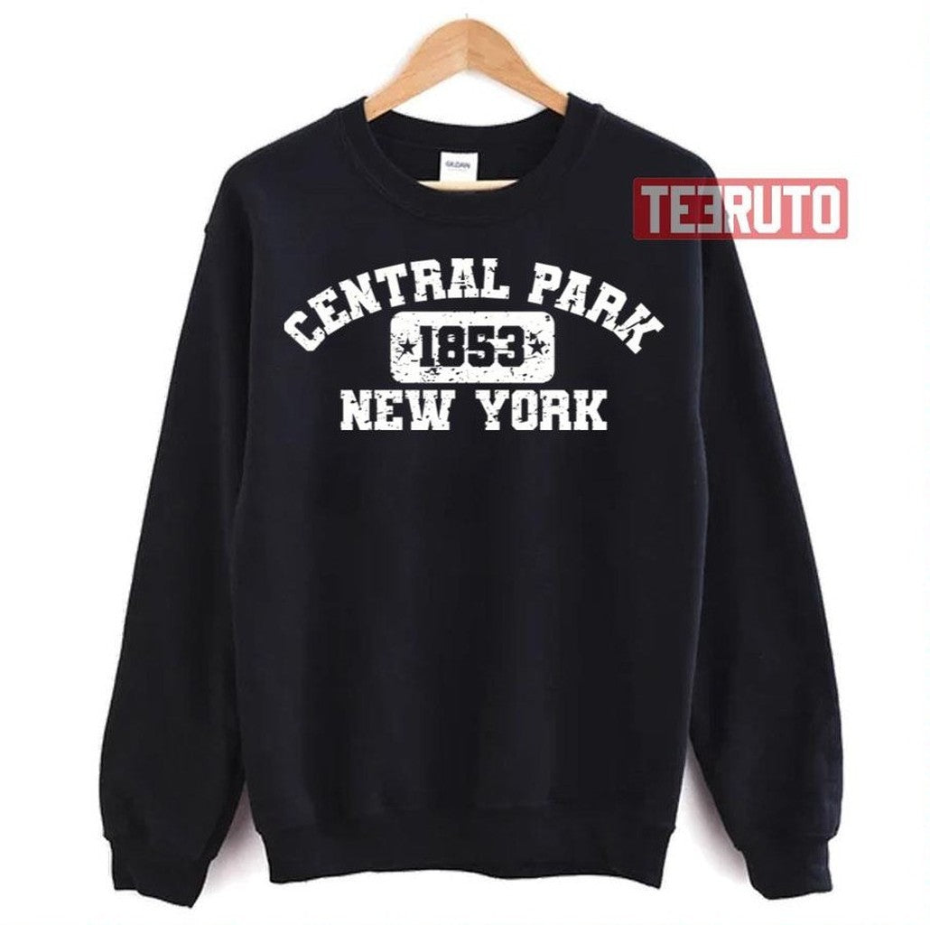 Central Park Nyc Athletic Style Distressed Vintage Unisex T-Shirt