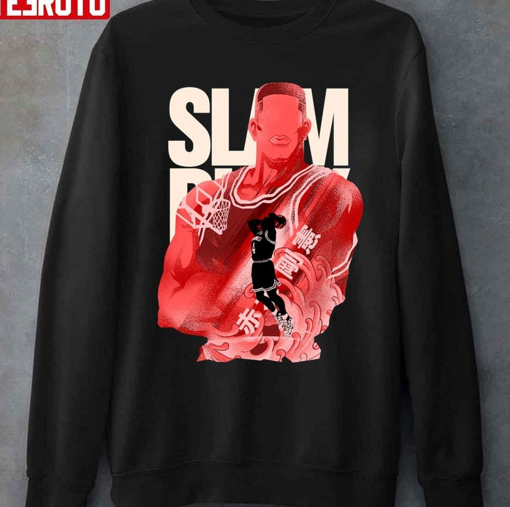 Center Gori Slam Dunk Japanese Anime Series Art Unisex T-shirt