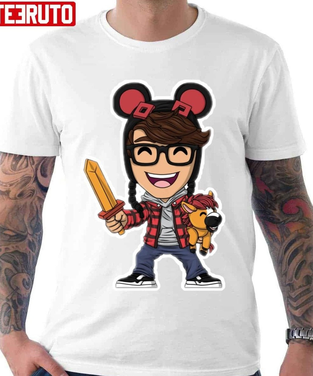 Chibi Kreekcraft Cute Youtuber Unisex T-Shirt