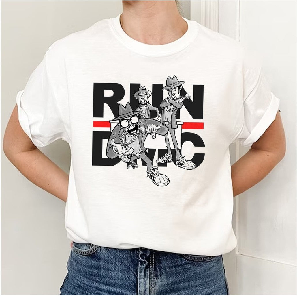 Cartoon Fanart Run Dmc Rap Band Unisex T-Shirt