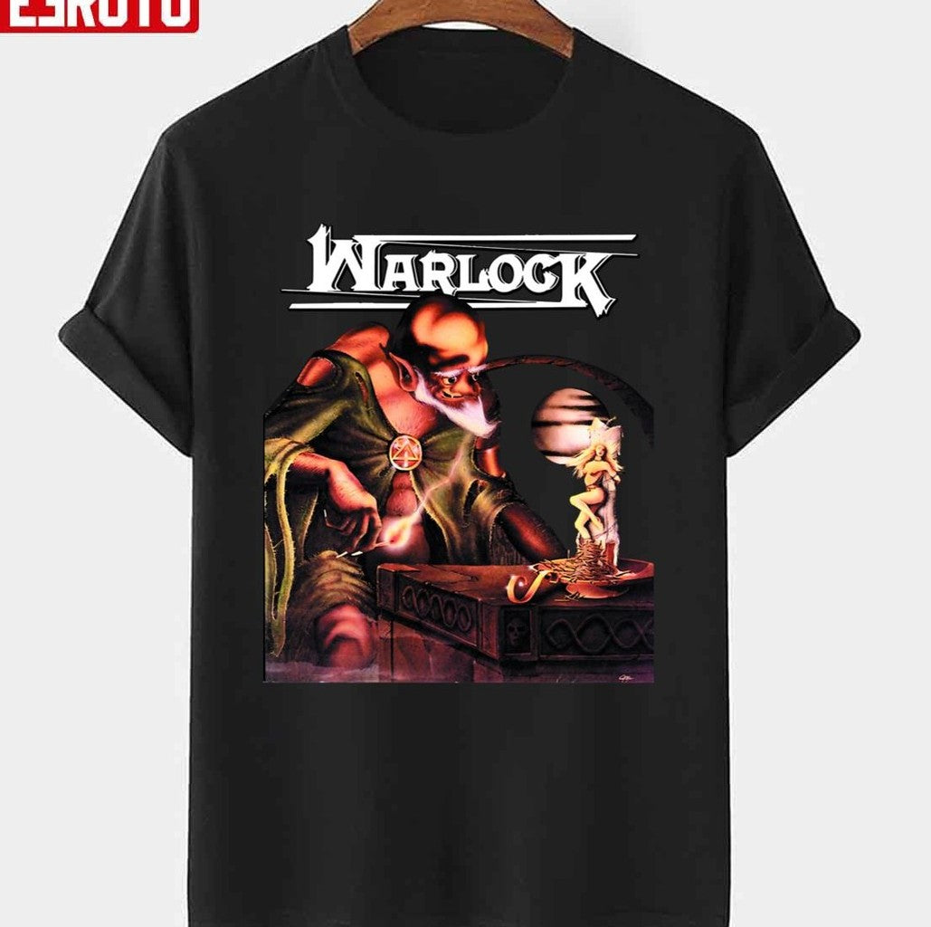 Burning The Witches Metal Warlock Band Unisex T-shirt