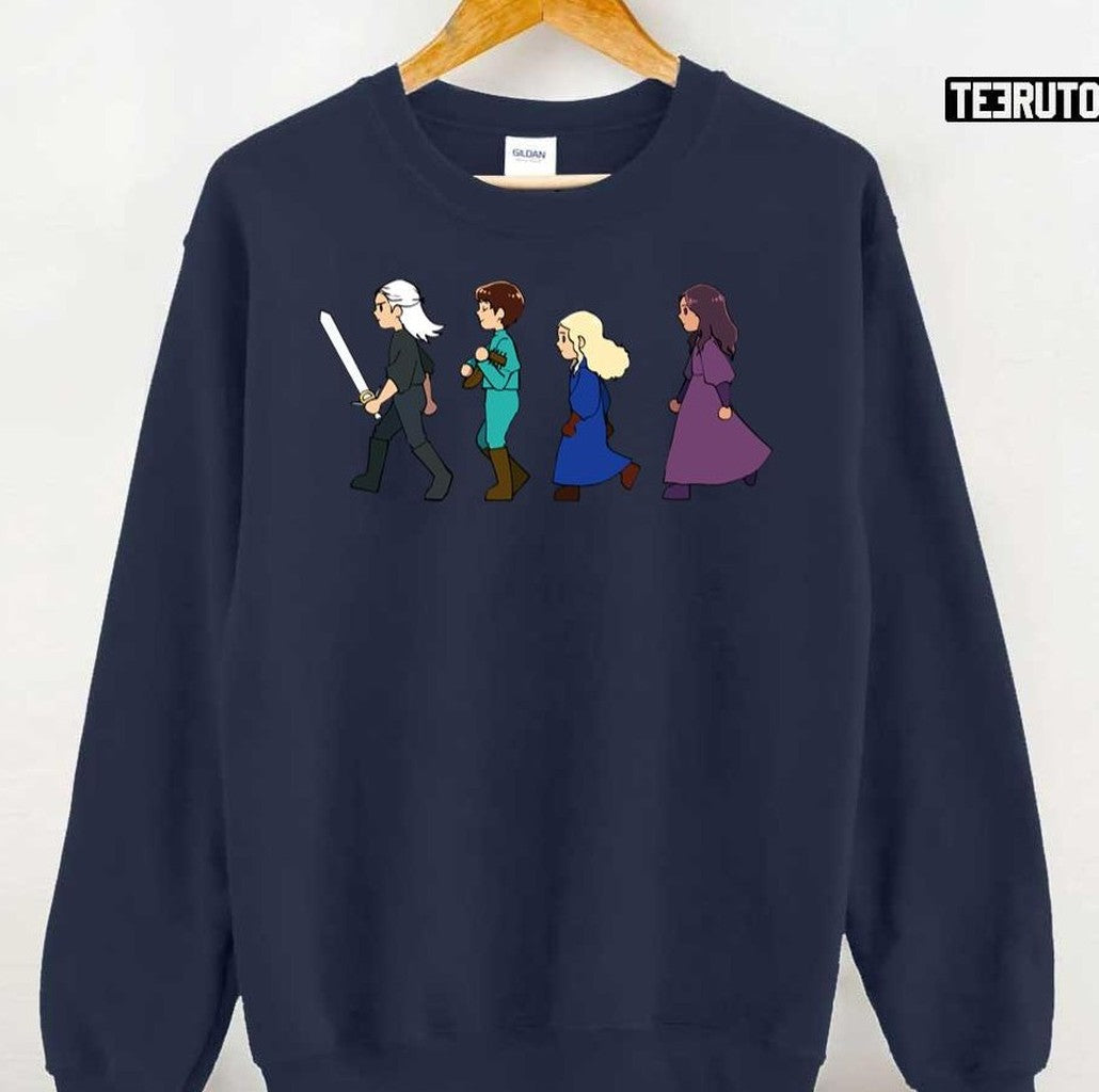 Chibi Witcher Fam Funny Unisex T-Shirt