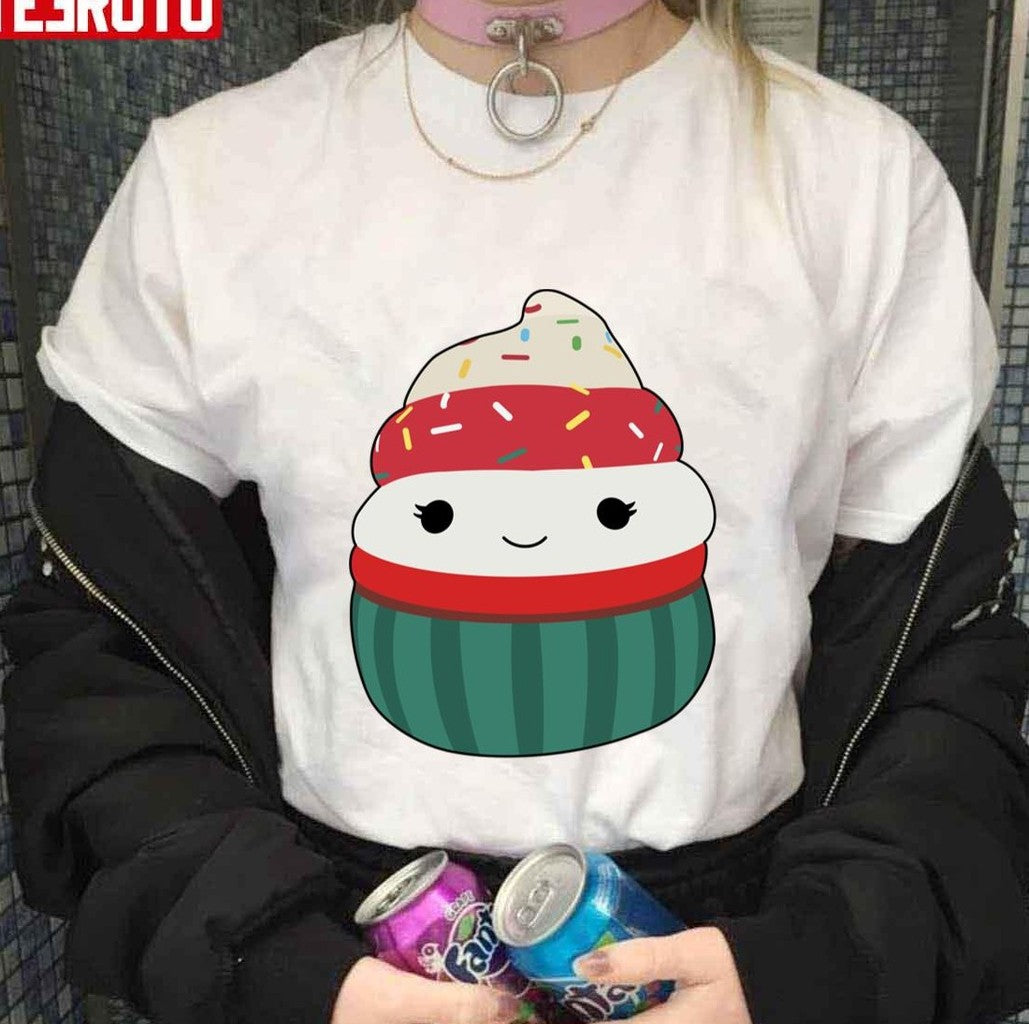 Chandra The Christmas Cupcake Squishmallow Unisex Sweatshirt