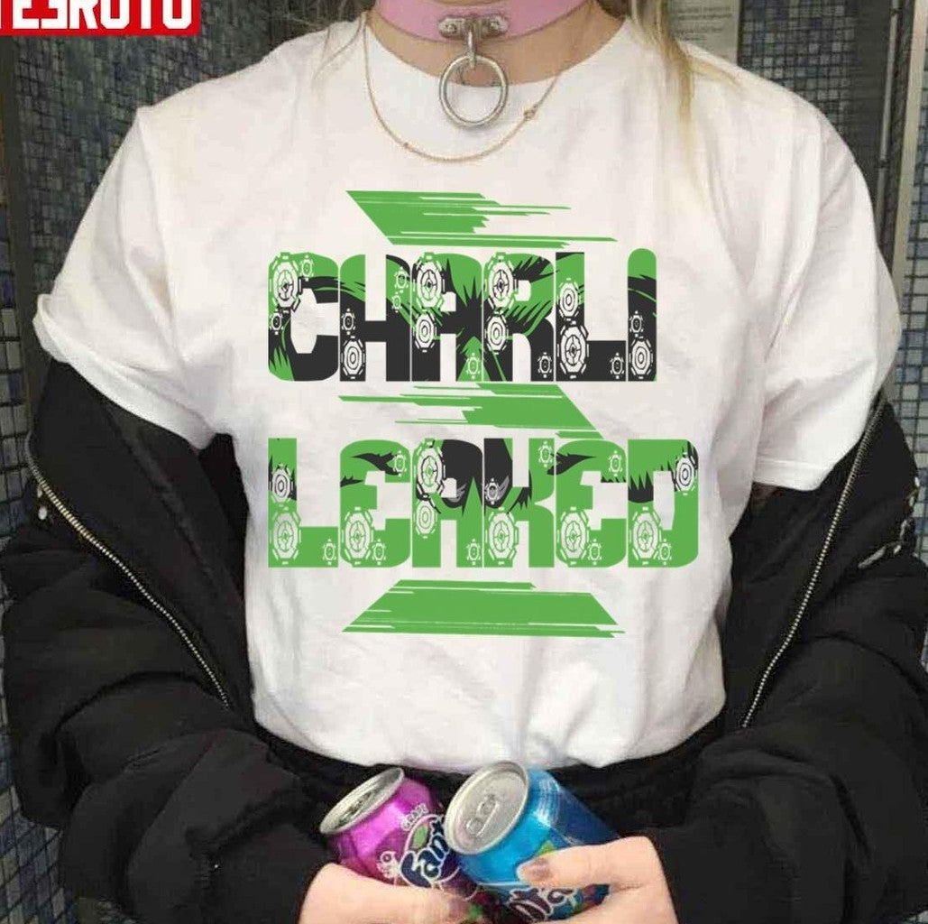 Charli Leaked Green Logo Unisex T-Shirt