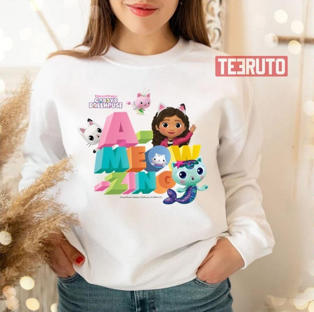 A Meow Zing Gabby's Dollhouse Unisex T-Shirt