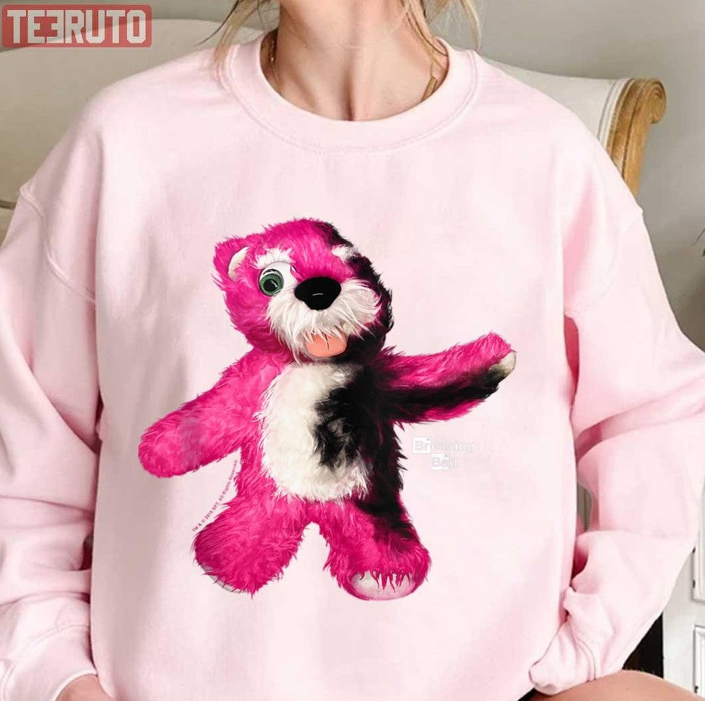 Burnt Pink Teddy Bear Portrait Breaking Bad Unisex T-Shirt