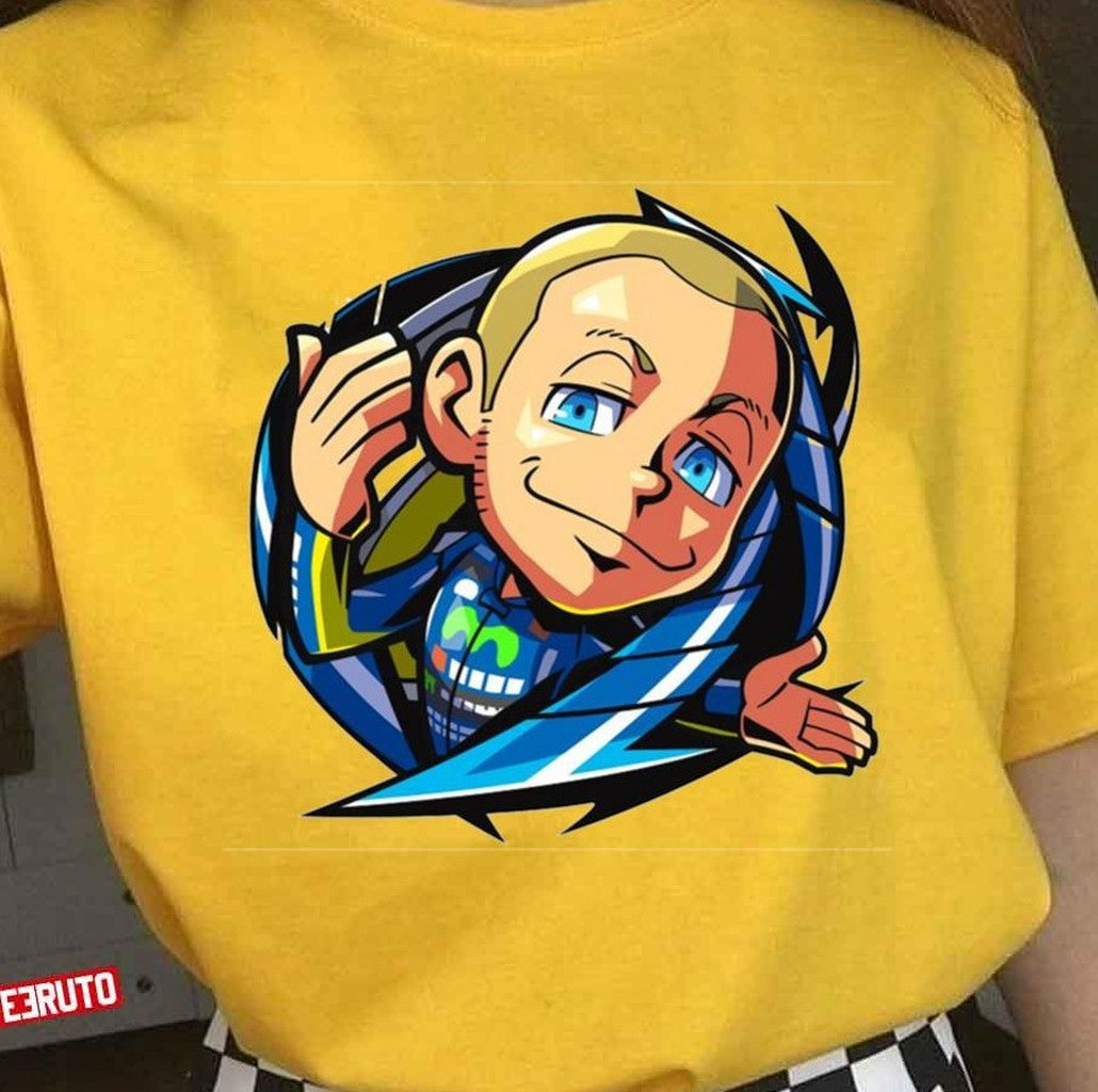Chibi The Legend Valentino Rossi Motorsport Unisex T-Shirt