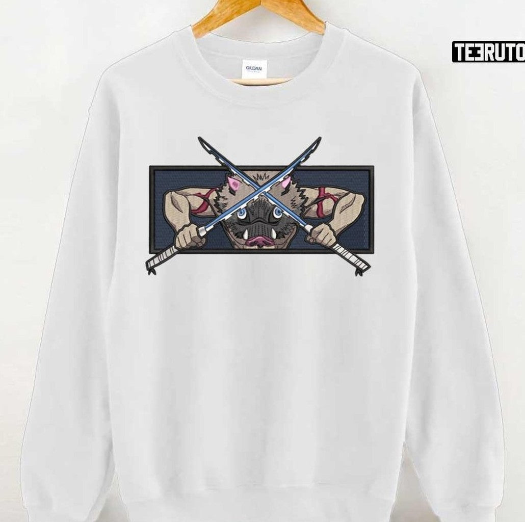 Character Hashibira Inosuke Demon Slayer Kimetsu No Yaiba Unisex Hoodie