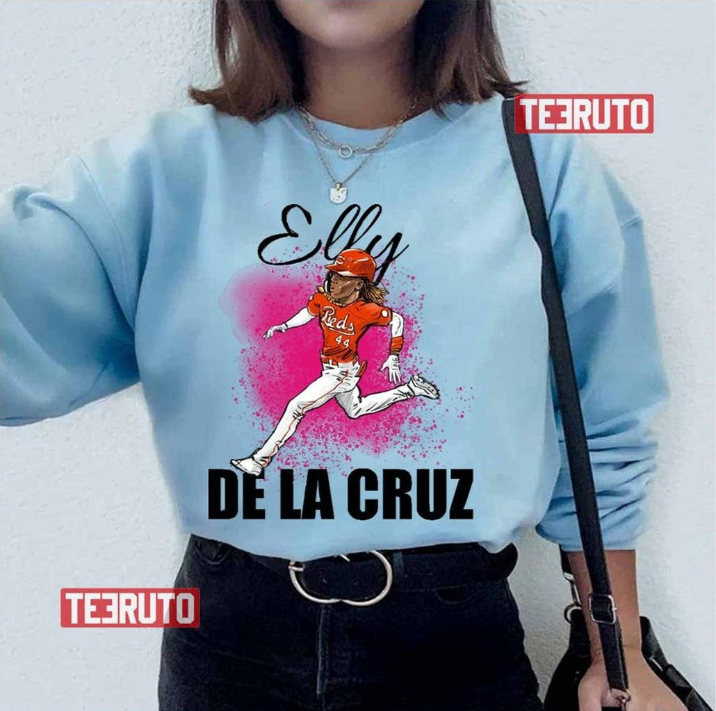 Cartoon Baseball Player Mlb Elly De La Cruz Unisex T-Shirt