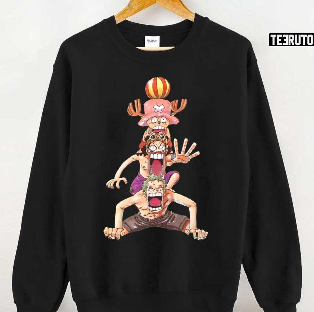 Chopper Zoro One Piece Happy Holiday Unisex T-shirt